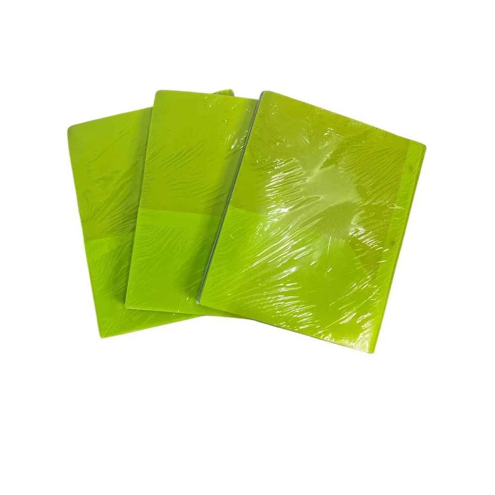 3-5 COUNT 2 Pocket‎ Poly Folders with Fasteners-New